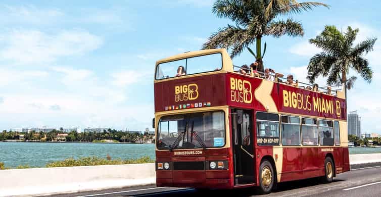 Miami: Hop-on Hop-off Open-top Bus Tour with Optional Cruise