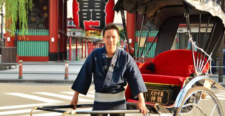 Tokyo: Asakusa Sightseeing Tour by Rickshaw