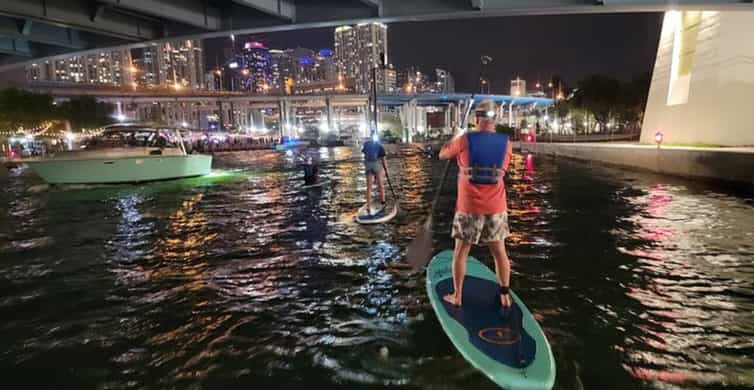 Miami: City Lights SUP or Kayak Night Tour