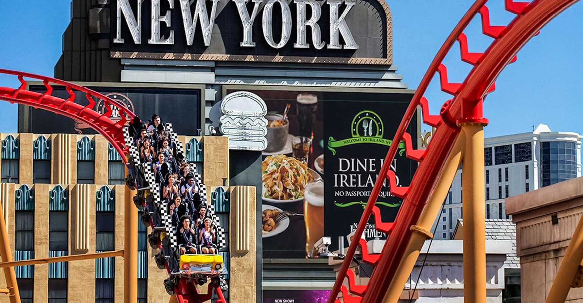 Las Vegas: New York-New York Hotel Big Apple Coaster Ride photo 4