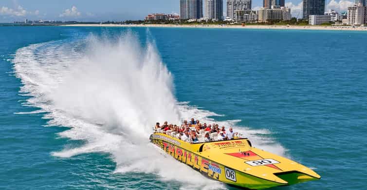 Miami: Sightseeing Speedboat Tour
