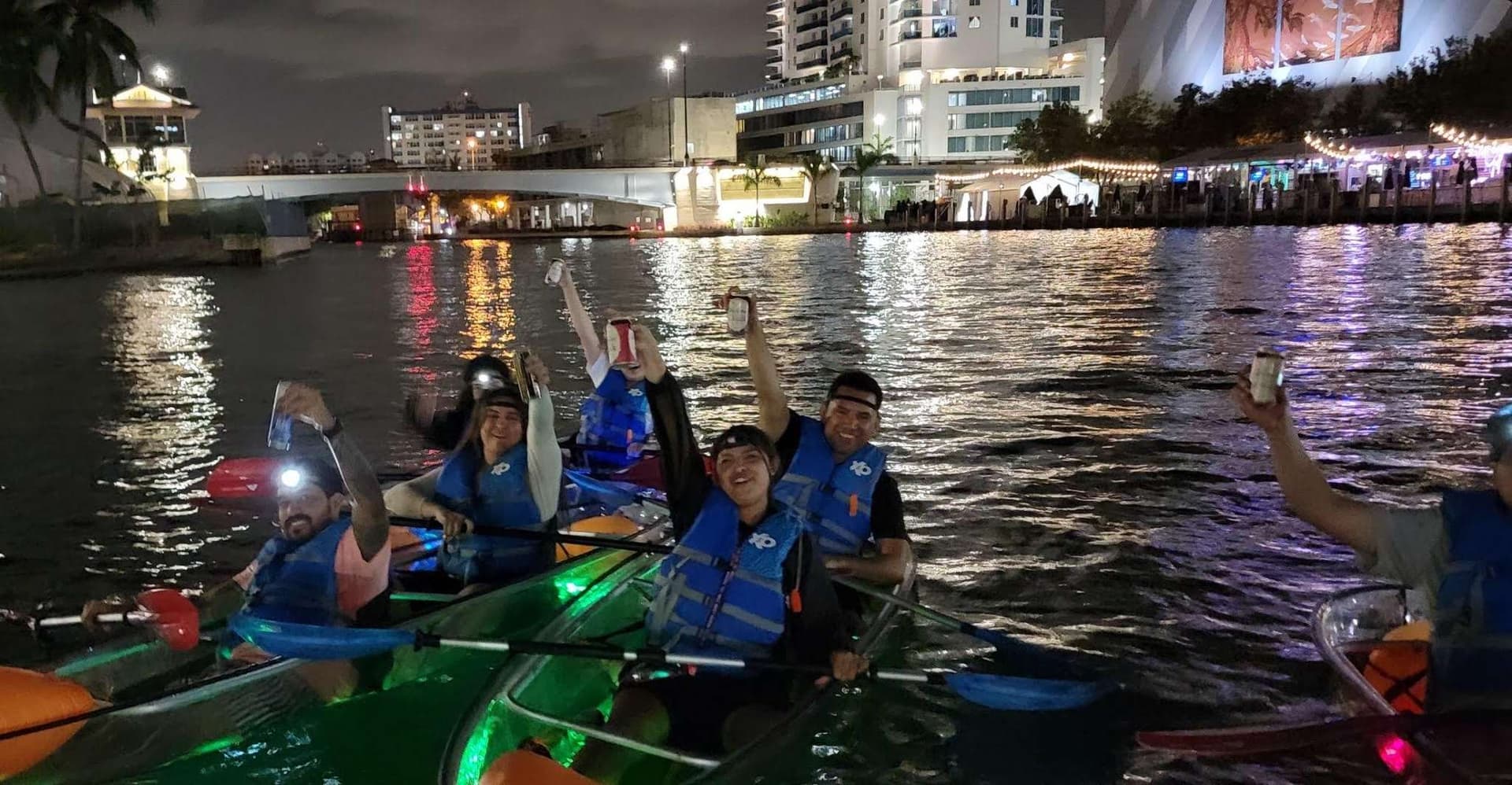 Miami: Guided LED-Lit Kayak Night Tour photo 7