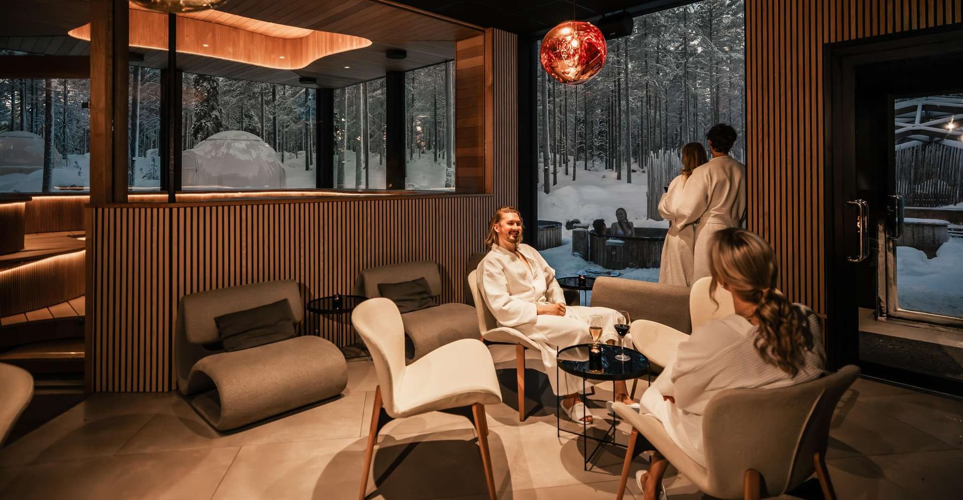 Invisible Arctic Forest Spa: Panorama sauna and hot tubs photo 7